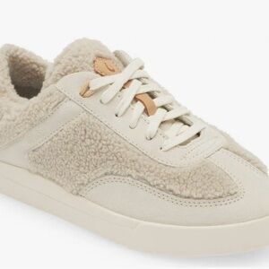 OluKai Kīlea Heu Genuine Shearling Sneakers.